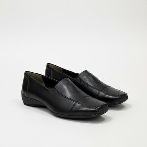 Paul Green Women's Loafers Slip-on Black Comfort Flats Sleek Size 6.5 UK / 9 US